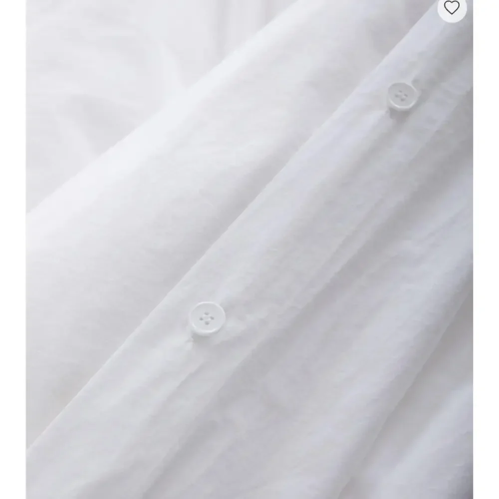 Quince Brushed Cotton Duvet Cover TWIN White NEW Organic Cotton NO INSERT /SHAMS